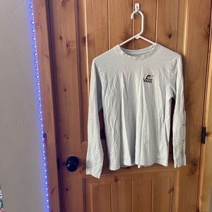 Vans long sleeve light blue unicorn shirt